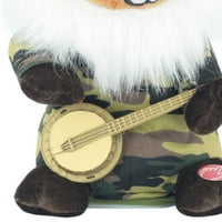 Tatil Zamanı 11 Banjo peluş oyuncak ile Animasyonlu Ren Geyiği