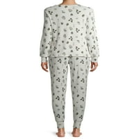 Gizli Hazineler Pijama Setleri Uzun Kollu Yuvarlak Boyun Süper Yumuşak Pijama Seti