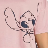 Disney Dikiş kadın ve kadın Artı boyutu Grafik Baskı uyku T-Shirt