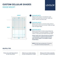 Custom Essentials Koleksiyonu, kablosuz ışık filtreleme hücresel gölge, açık gri, 3 4 Genişlik 72 Uzunluk