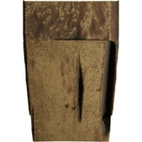 Ekena Millwork 8 H 8 D 60 W Pecky Cypress Fau Ashford Kornişli Ahşap Şömine Mantel Seti, Doğal Altın Meşe