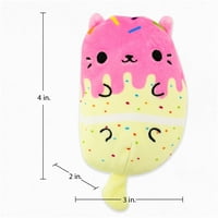 Cats vs Pickles - Kitty Cake & Paw-Purr-Oni - 4 Sevimli Sevimli Koleksiyon Fasulye Peluş Oyuncak - Takım Kedisi veya