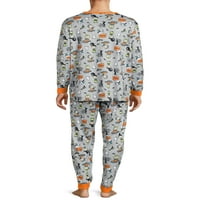 Fıstık Snoopy Eşleşen Cadılar Bayramı Aile Pijama Takımı