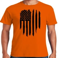 Grafik Amerika 4 Temmuz Bağımsızlık Günü Amerikan Bayrağı erkek tişört