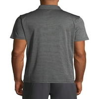 Gaiam Erkek Yoga Gücü Polo Gömlek, 2XL bedene kadar