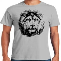 Grafik Amerika Hayvan Aslan Yüzleri erkek grafik tişört