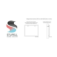 Stupell Industries Soyut Katmanlı Kolaj Yapılandırılmış Şekiller Boya Vuruşları Resim Galerisi Sarılmış Tuval Baskı