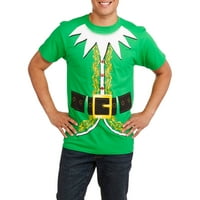 Noel erkek Elf Takım Elbise Grafik Tee