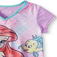 Disney Küçük Denizkızı Ariel ve Pisi Balığı Kız Gecelik, Gecelik