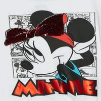 Walt Disney Şirketi Minnie Mouse Yan Kravatlı Grafik Tişört