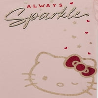 Çocuklar Gelen Garanimals Kızlar Hello Kitty kısa kollu tişört, Boyutları 4-10