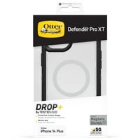 Apple iPhone Plus için OtterBo Defender Serisi Pro XT Şeffaf Kılıf - Siyah Kristal