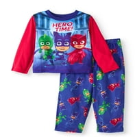 Yürümeye Başlayan Çocuk Uzun Kollu Üst Pantolon 2 Parçalı Pijama Takımı