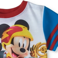 Mickey Mouse Yürümeye Başlayan çocuk kısa kollu üst ve şort pijama, set