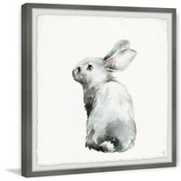Marmont Hill Tüylü Tavşan Çerçeveli Duvar Sanatı, 12.00 1.50