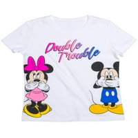 Minnie ve Mickey Çifte Bela Grafik Tişört