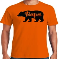 Grafik Amerikan babalar Günü Papa ayı Gömlek Baba için erkek tişört
