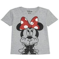 Disney Minnie Mouse Parıltılı Grafikli tişört